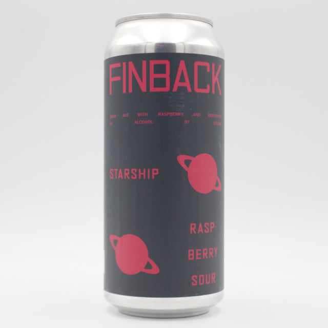 This is a can of Finback - Starship - 6% (473ml). It is a Sour craft beer available to buy from Ghost Whale, voted London's best craft beer shop.