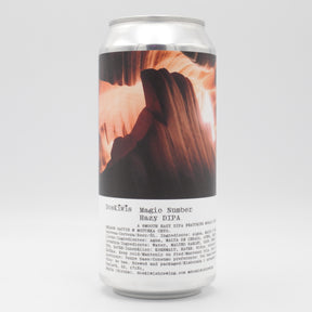 This is a can of Doskiwis - Magic Number - 8% (440ml). It is a Double IPA craft beer available to buy from Ghost Whale, voted London's best craft beer shop.