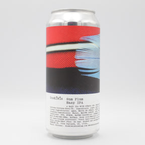 This is a can of Doskiwis - Sum Plum - 6.2% (440ml). It is a IPA craft beer available to buy from Ghost Whale, voted London's best craft beer shop.
