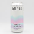 This is a can of Two Flints - Time To Move On - 5% (440ml). It is a Pale Ale craft beer available to buy from Ghost Whale, voted London's best craft beer shop.