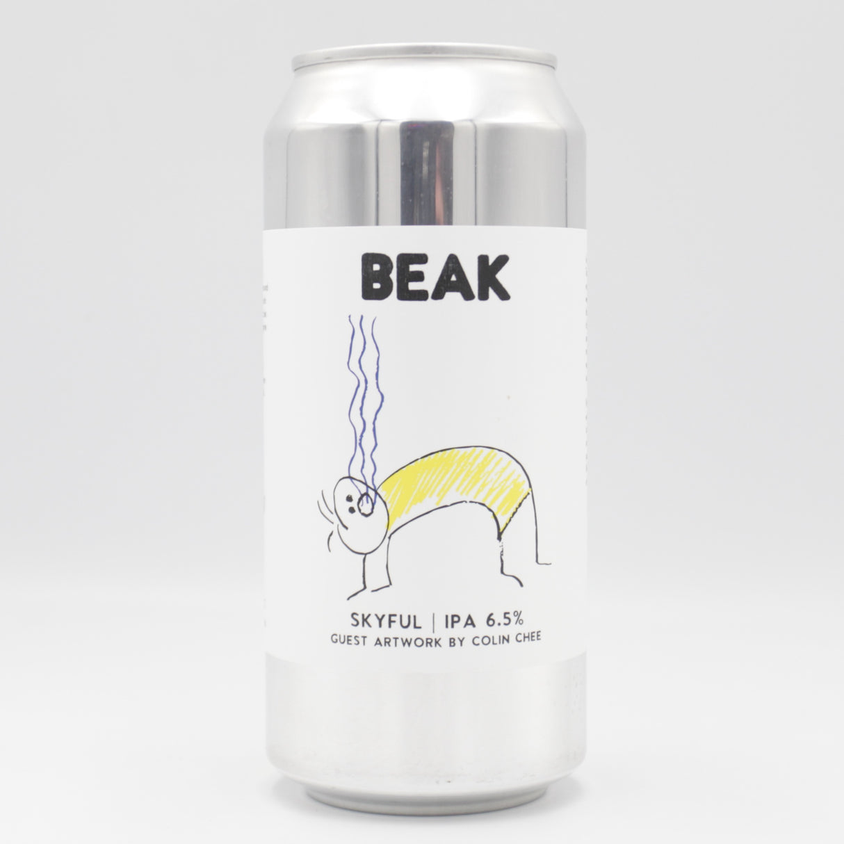 This is a can of Beak - Skyful - 6.5% (440ml). It is a IPA craft beer available to buy from Ghost Whale, voted London's best craft beer shop.