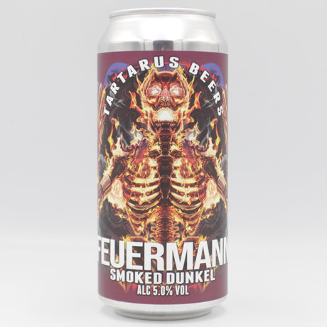 This is a can of Tartarus - Feuermann - 5% (440ml). It is a Lager / Pilsner / Kölsch craft beer available to buy from Ghost Whale, voted London's best craft beer shop.
