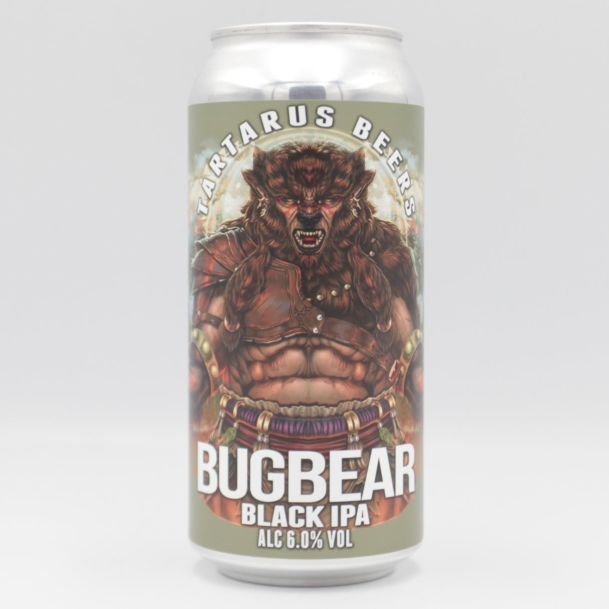 This is a can of Tartarus - Bugbear - 6% (440ml). It is a IPA craft beer available to buy from Ghost Whale, voted London's best craft beer shop.