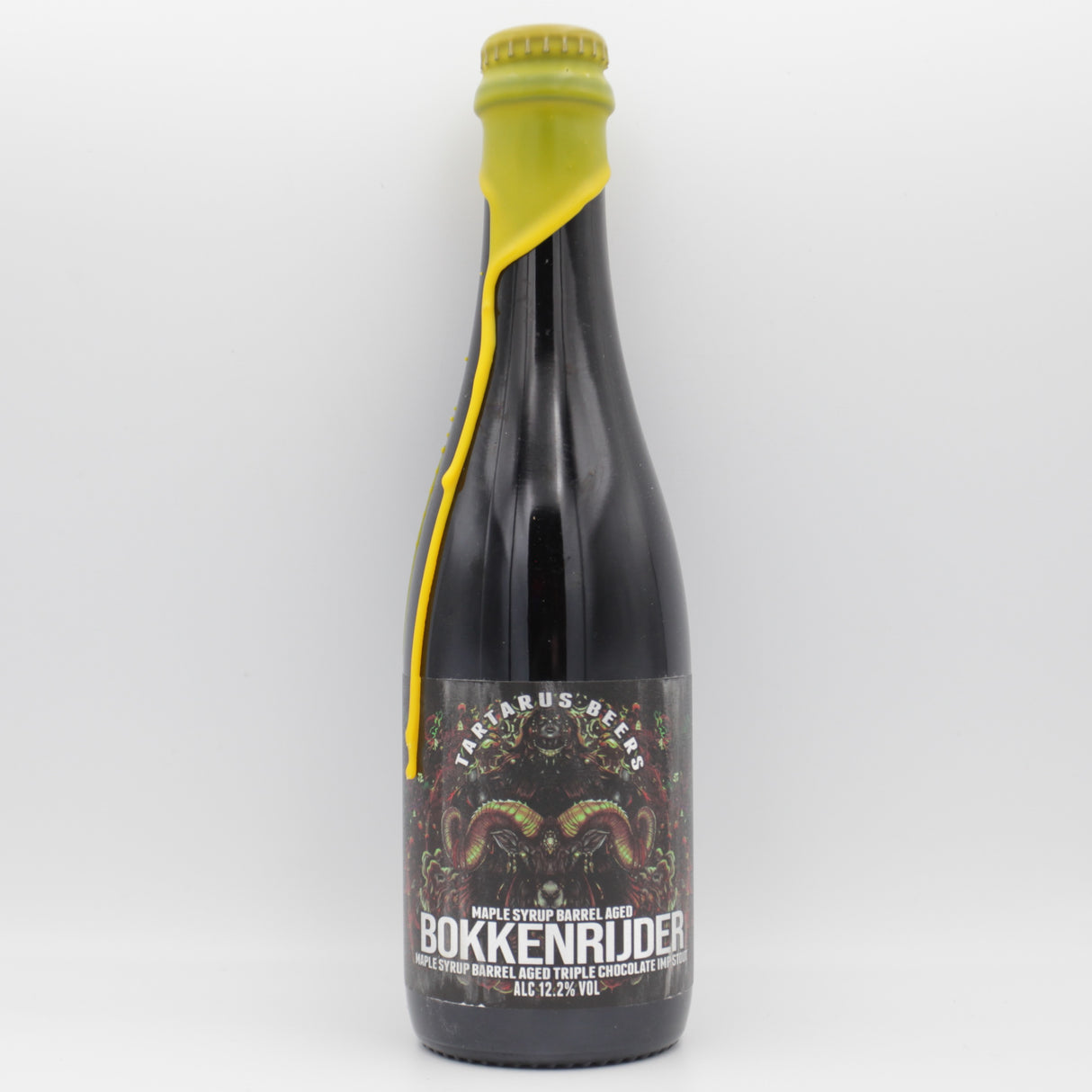 This is a bottle of Tartarus - Maple Syrup BA Bokkenreijder - 12.2% (375ml). It is a Imperial Stout / Porter craft beer available to buy from Ghost Whale, voted London's best craft beer shop.