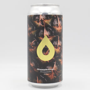This is a can of Polly's Brew Co - Pineapple Krush - 6% (440ml). It is a IPA craft beer available to buy from Ghost Whale, voted London's best craft beer shop.
