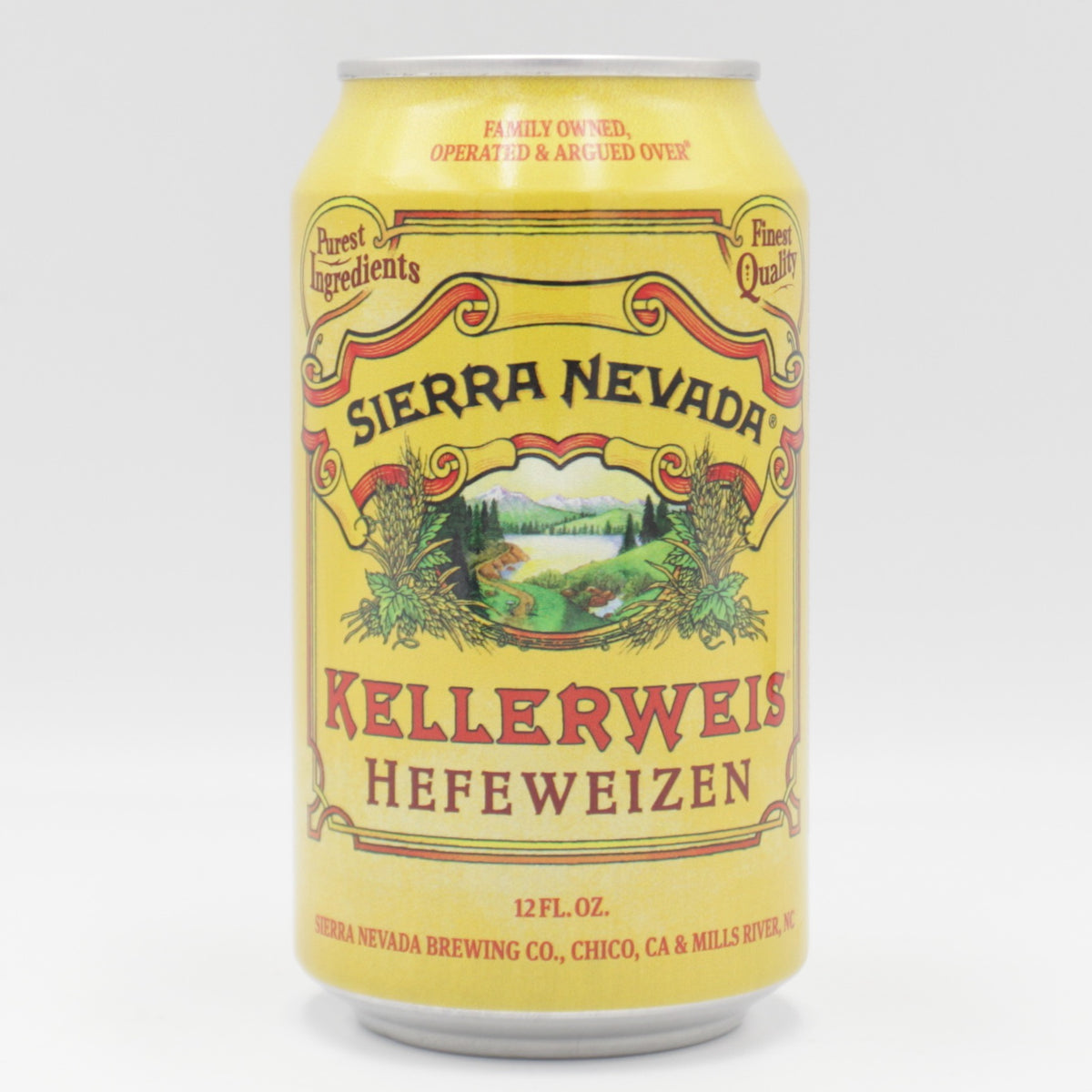 This is a can of Sierra Nevada - Kellerweiss - 4.8% (355ml). It is a Wit / Wheat craft beer available to buy from Ghost Whale, voted London's best craft beer shop.