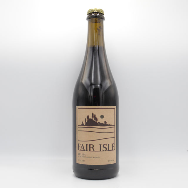 This is a sharing bottle of Fair Isle - Adelaide - 9.2% (750ml). It is a Wild Ale craft beer available to buy from Ghost Whale, voted London's best craft beer shop.
