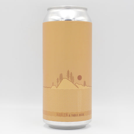 This is a can of Fair Isle - Harlen - 3.8% (473ml). It is a Saison craft beer available to buy from Ghost Whale, voted London's best craft beer shop.
