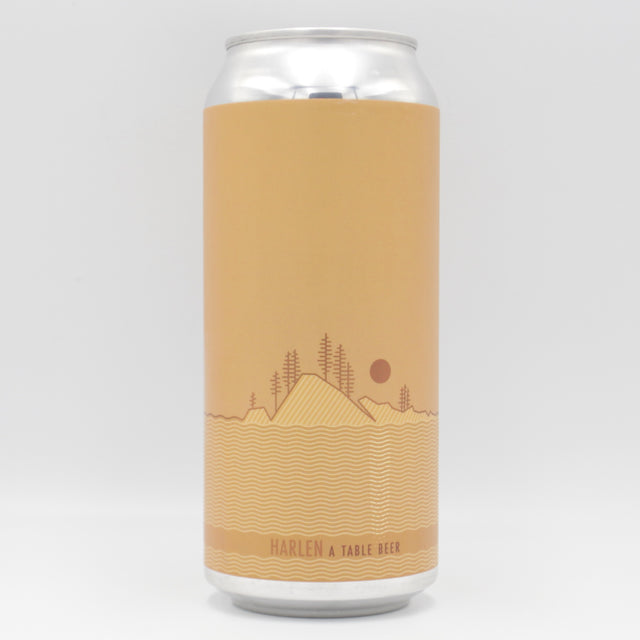 This is a can of Fair Isle - Harlen - 3.8% (473ml). It is a Saison craft beer available to buy from Ghost Whale, voted London's best craft beer shop.