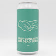 This is a can of Pomona Island - Grey Concrete And Dead Beats - 6.3% (440ml). It is a IPA craft beer available to buy from Ghost Whale, voted London's best craft beer shop.