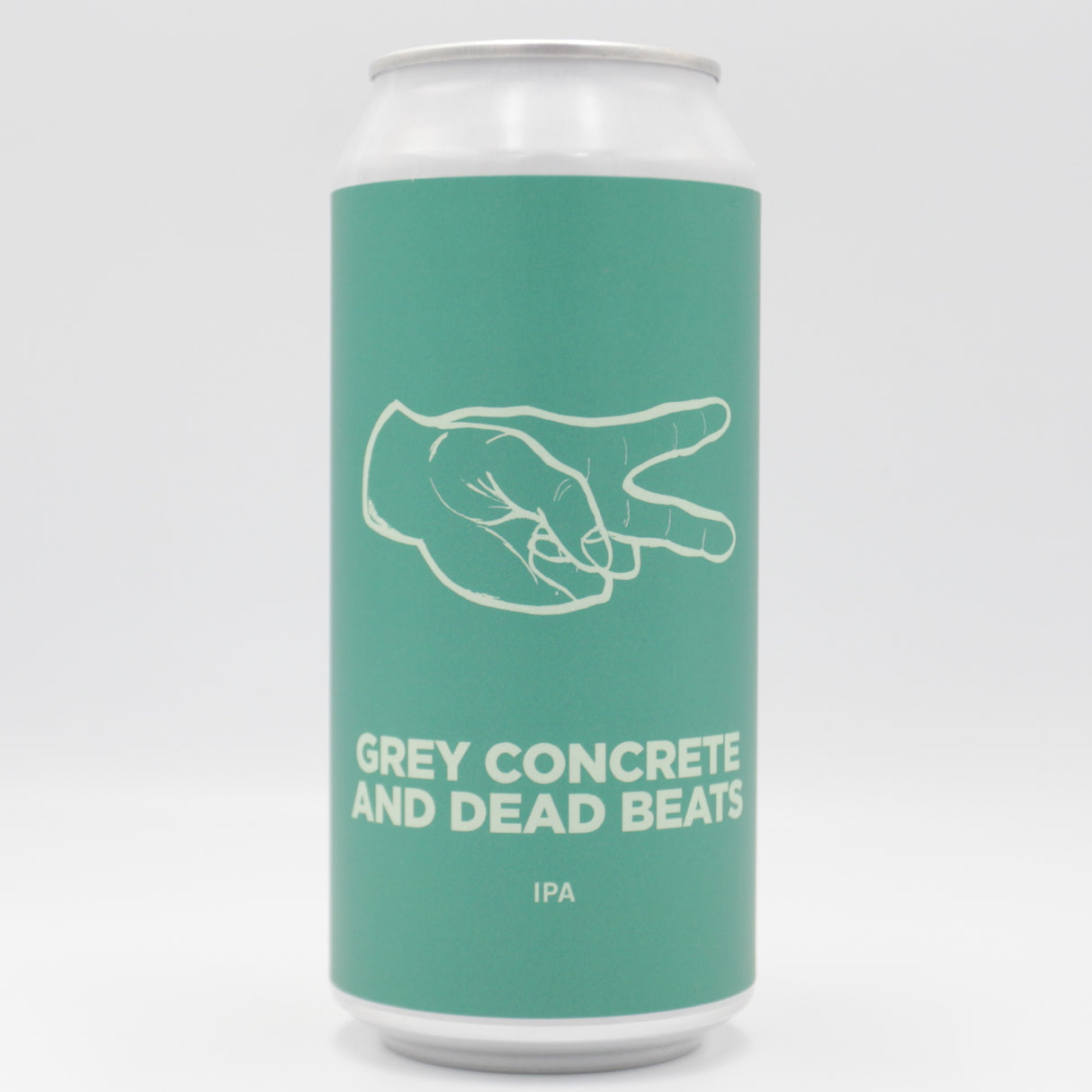 This is a can of Pomona Island - Grey Concrete And Dead Beats - 6.3% (440ml). It is a IPA craft beer available to buy from Ghost Whale, voted London's best craft beer shop.