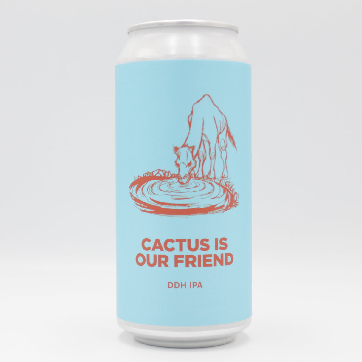 This is a can of Pomona Island - Cactus Is Our Friend - 6% (440ml). It is a IPA craft beer available to buy from Ghost Whale, voted London's best craft beer shop.