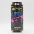 This is a can of Bearwood - Chetzemoka - 5.4% (440ml). It is a Pale Ale craft beer available to buy from Ghost Whale, voted London's best craft beer shop.