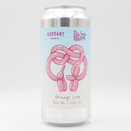 This is a can of Verdant - Strange Loop - 5.2% (440ml). It is a Pale Ale craft beer available to buy from Ghost Whale, voted London's best craft beer shop.