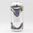 This is a can of Track - At Last - 8% (440ml). It is a Double IPA craft beer available to buy from Ghost Whale, voted London's best craft beer shop.