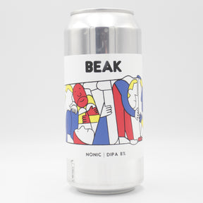 This is a can of Beak - Nonic - 8% (440ml). It is a Double IPA craft beer available to buy from Ghost Whale, voted London's best craft beer shop.