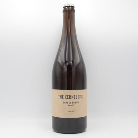 This is a sharing bottle of The Kernel - Biere de Saison: Mosaic - 4.7% (750ml). It is a Saison craft beer available to buy from Ghost Whale, voted London's best craft beer shop.