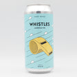 This is a can of Fuerst Wiacek - Whistles - 6.8% (440ml). It is a IPA craft beer available to buy from Ghost Whale, voted London's best craft beer shop.
