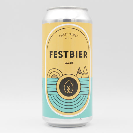 This is a can of Fuerst Wiacek - Festbier (2026) - 5.5% (440ml). It is a Lager / Pilsner / Kölsch craft beer available to buy from Ghost Whale, voted London's best craft beer shop.