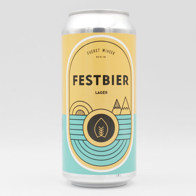 This is a can of Fuerst Wiacek - Festbier (2026) - 5.5% (440ml). It is a Lager / Pilsner / Kölsch craft beer available to buy from Ghost Whale, voted London's best craft beer shop.