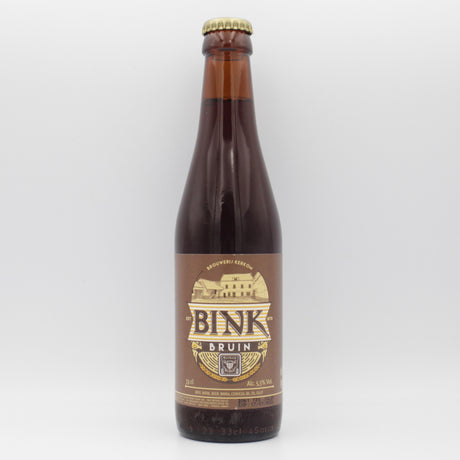 This is a bottle of Brouwerij De Ranke - Bink Brune - 5.5% (330ml). It is a Brown Ale craft beer available to buy from Ghost Whale, voted London's best craft beer shop.