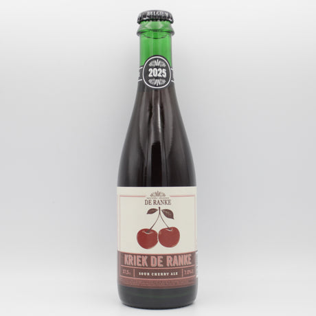 This is a bottle of Brouwerij De Ranke - Kriek de Ranke - 7% (375ml). It is a Sour craft beer available to buy from Ghost Whale, voted London's best craft beer shop.