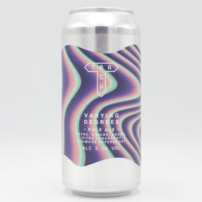 This is a can of Track - Varying Degrees - 5% (440ml). It is a Pale Ale craft beer available to buy from Ghost Whale, voted London's best craft beer shop.
