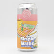 This is a can of Left Handed Giant - Simple Maths - 5.5% (440ml). It is a Pale Ale craft beer available to buy from Ghost Whale, voted London's best craft beer shop.