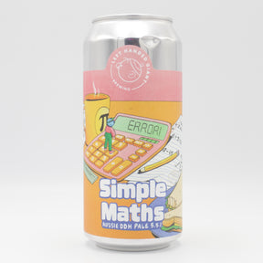 This is a can of Left Handed Giant - Simple Maths - 5.5% (440ml). It is a Pale Ale craft beer available to buy from Ghost Whale, voted London's best craft beer shop.