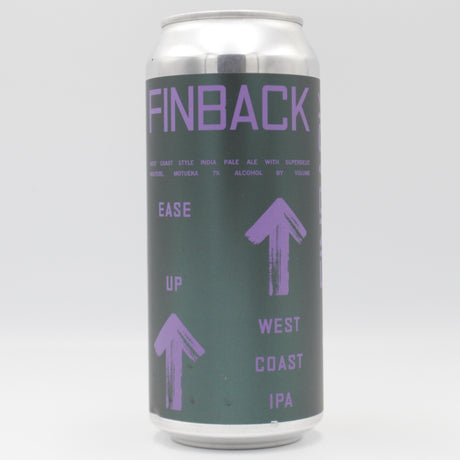 This is a can of Finback - Ease Up - 7% (473ml). It is a IPA craft beer available to buy from Ghost Whale, voted London's best craft beer shop.
