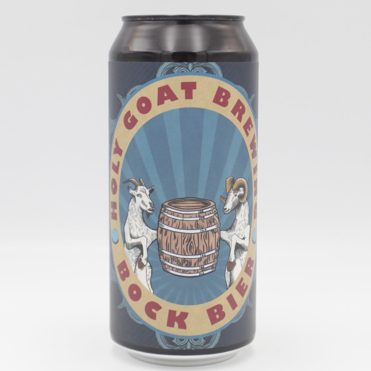 This is a can of Holy Goat - Bock Bier - 6.4% (440ml). It is a Lager / Pilsner / Kölsch craft beer available to buy from Ghost Whale, voted London's best craft beer shop.