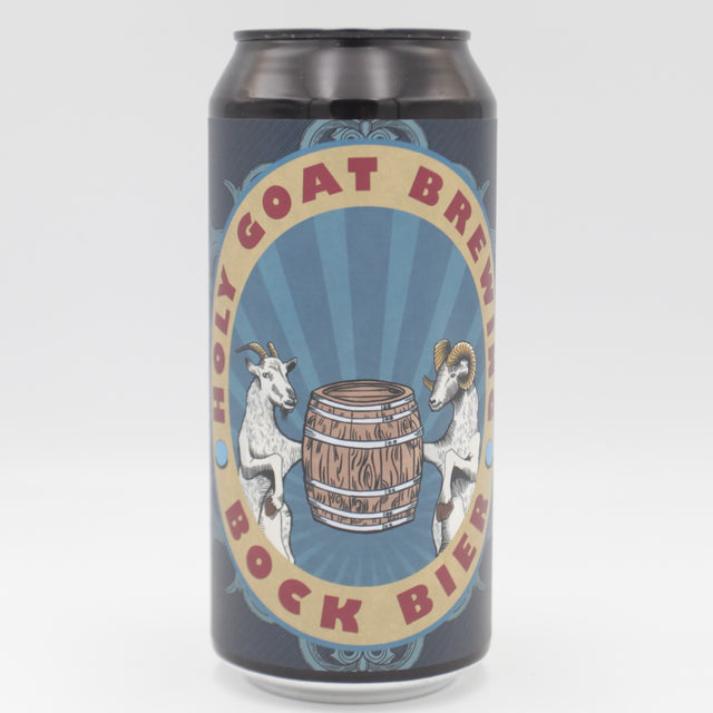 This is a can of Holy Goat - Bock Bier - 6.4% (440ml). It is a Lager / Pilsner / Kölsch craft beer available to buy from Ghost Whale, voted London's best craft beer shop.