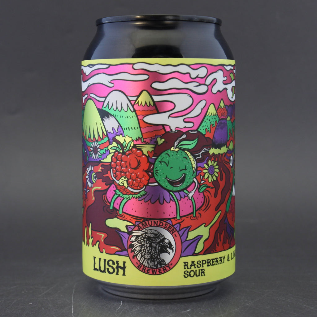 Amundsen - Lush: Raspberry and Lime Berliner Weiss - 5.3% (330ml) - Ghost Whale