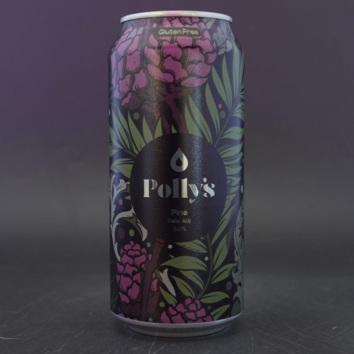 This is a can of Polly's Brew Co - Pine - 5% (440ml). It is a Pale Ale craft beer available to buy from Ghost Whale, voted London's best craft beer shop.