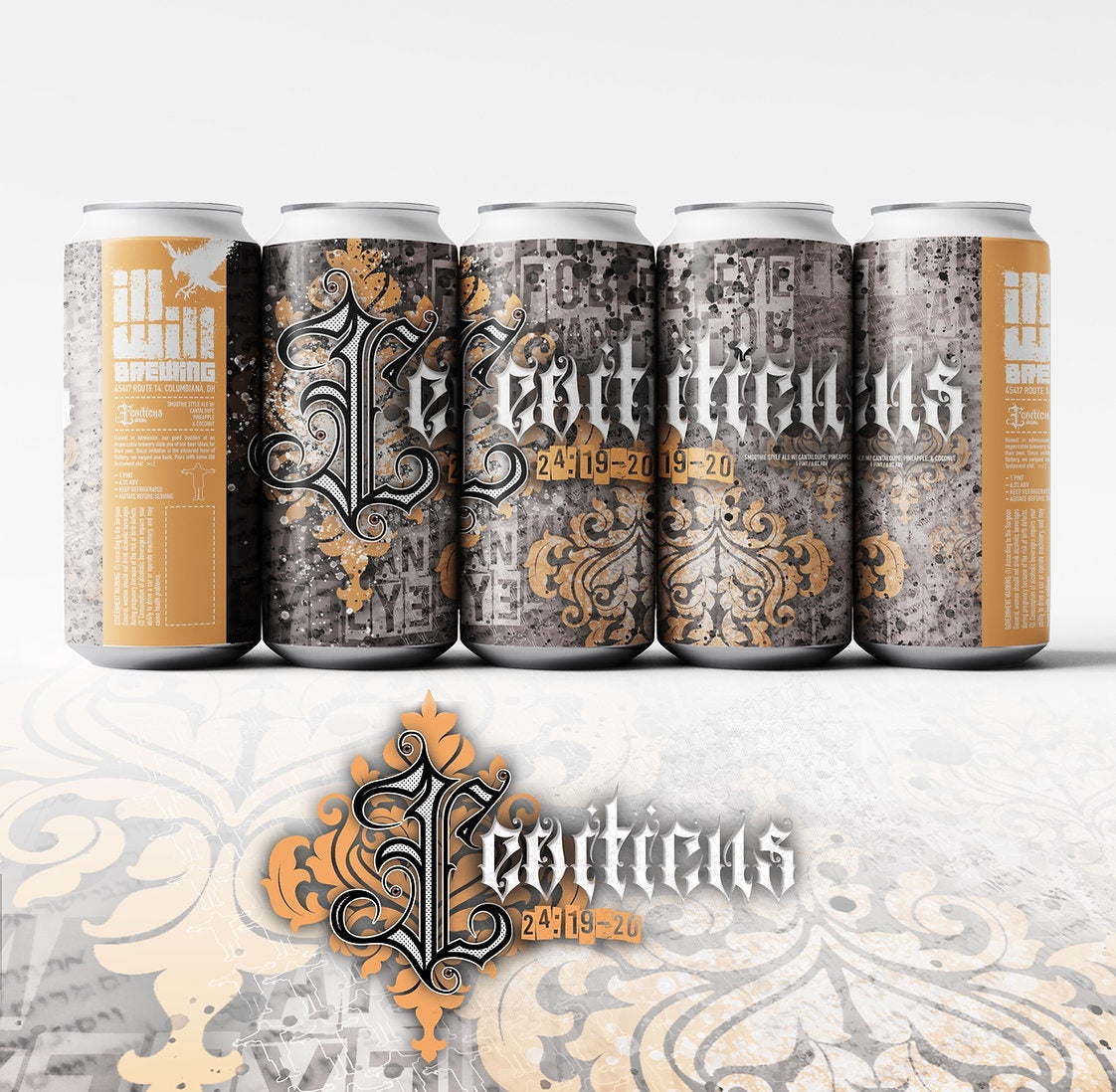 This is a can of Ill Will - **PRE-ORDER** Leviticus 24:19-20 - 5.5% (470ml). It is a Sour craft beer available to buy from Ghost Whale, voted London's best craft beer shop.