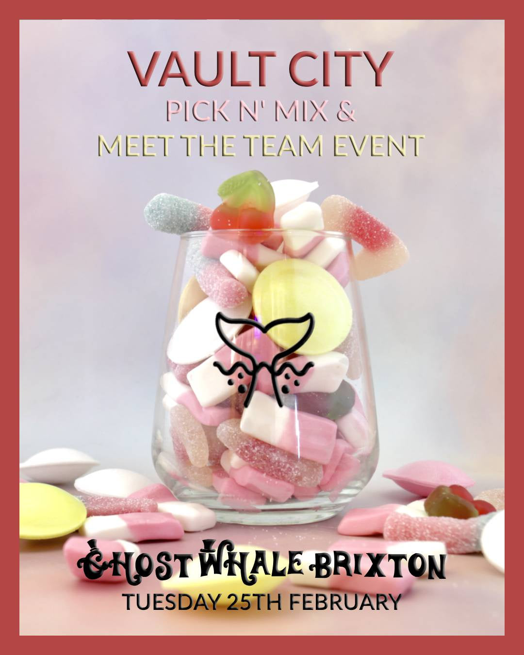 This is a event ticket of Vault City Pick n' Mix Meet the Team Event -- Tuesday 25th February. It is a  craft  available to buy from Ghost Whale, voted London's best craft beer shop.