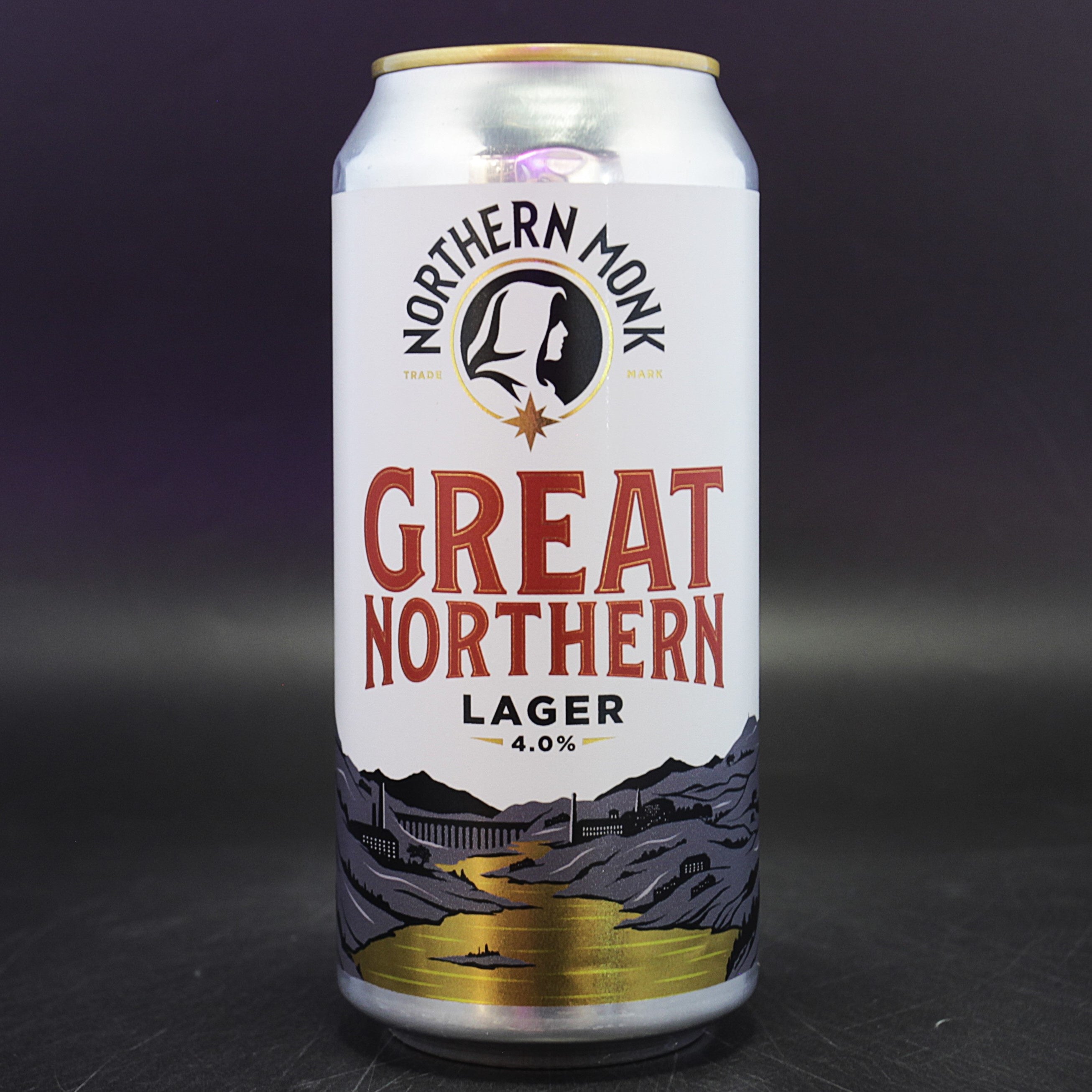 Northern Monk - Great Northern Lager - 4% (440ml) - Ghost Whale