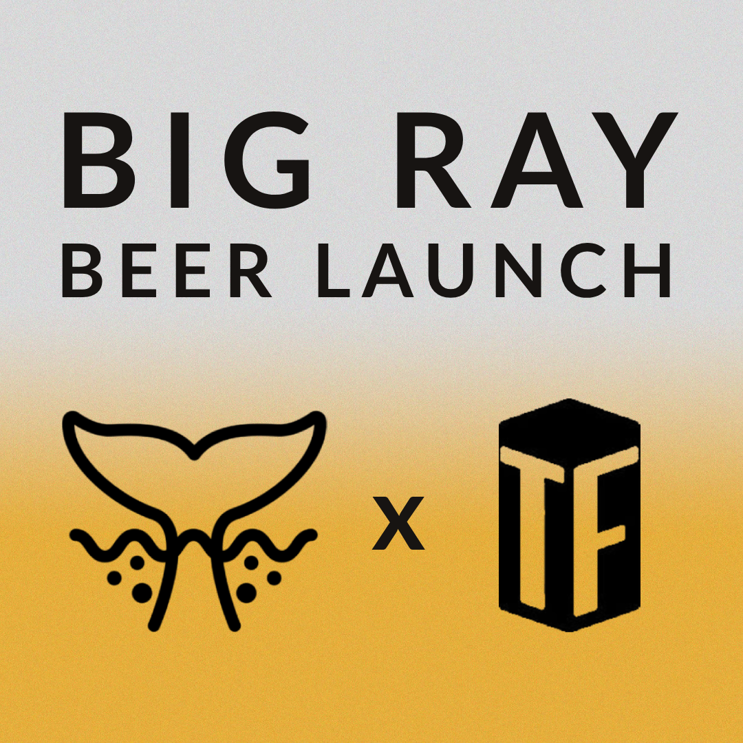 This is a event ticket of Two Flints / Ghost Whale Collab Beer Launch - Big Ray Double IPA. It is a  craft  available to buy from Ghost Whale, voted London's best craft beer shop.