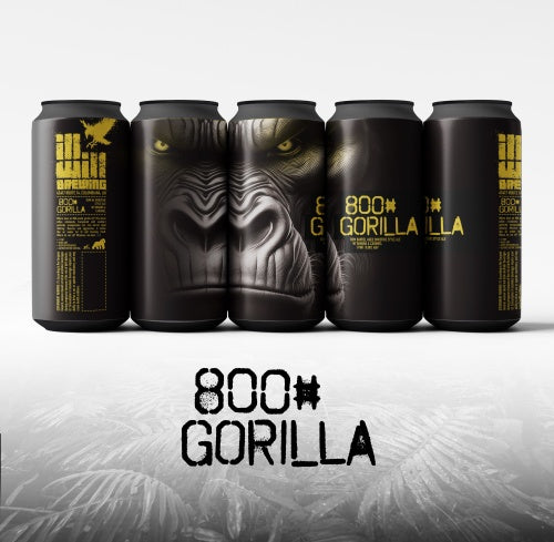 This is a can of Ill Will - **PRE-ORDER** 800# Gorilla - 8% (470ml). It is a Sour craft beer available to buy from Ghost Whale, voted London's best craft beer shop.