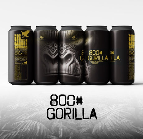 This is a can of Ill Will - **PRE-ORDER** 800# Gorilla - 8% (470ml). It is a Sour craft beer available to buy from Ghost Whale, voted London's best craft beer shop.