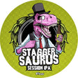 This is a crowler of CROWLER - Staggeringly Good - StaggerSaurus - 4% (500ml). It is a Session IPA craft beer available to buy from Ghost Whale, voted London's best craft beer shop.