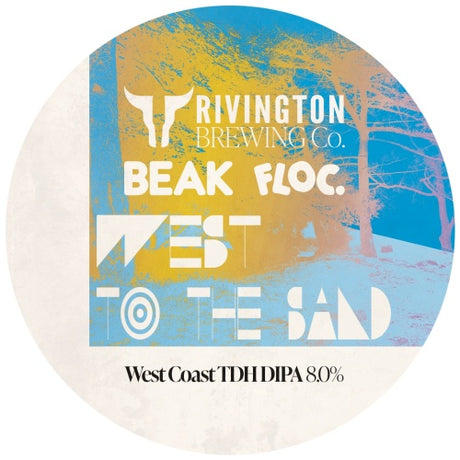 This is a crowler of CROWLER - Rivington - West To The Sand - 8% (500ml). It is a Double IPA craft beer available to buy from Ghost Whale, voted London's best craft beer shop.