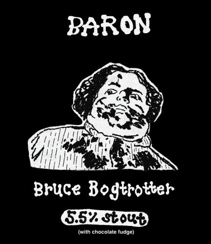 This is a crowler of CROWLER - Baron - Bruce Bogtrotter - 5.5% (500ml). It is a Stout / Porter craft beer available to buy from Ghost Whale, voted London's best craft beer shop.