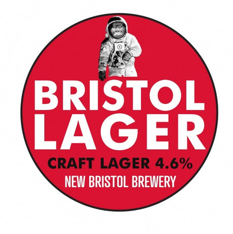 This is a crowler of CROWLER - New Bristol Brewery - Bristol Lager - 4.6% (500ml). It is a Lager / Pilsner / Kölsch craft beer available to buy from Ghost Whale, voted London's best craft beer shop.