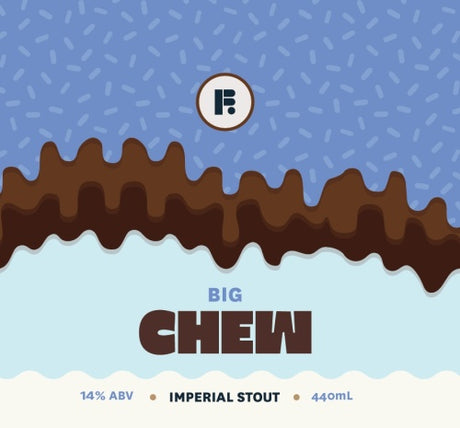 This is a crowler of CROWLER - Future Brewing - Big Chew - 14% (500ml). It is a Imperial Stout / Porter craft beer available to buy from Ghost Whale, voted London's best craft beer shop.