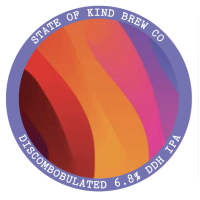 This is a crowler of CROWLER - State Of Kind - Discombobulated - 6.8% (500ml). It is a IPA craft beer available to buy from Ghost Whale, voted London's best craft beer shop.