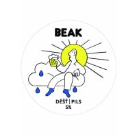 This is a crowler of CROWLER - Beak Brewery - Déšť - 5% (500ml). It is a Lager / Pilsner / Kölsch craft beer available to buy from Ghost Whale, voted London's best craft beer shop.
