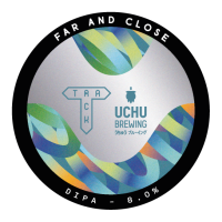 This is a crowler of CROWLER - Track - Far And Close - 8% (500ml). It is a Double IPA craft beer available to buy from Ghost Whale, voted London's best craft beer shop.
