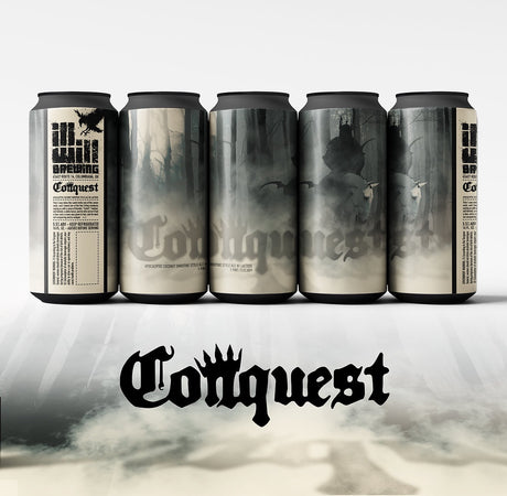 This is a can of Ill Will - **PRE-ORDER** Conquest - 5.5% (470ml). It is a Sour craft beer available to buy from Ghost Whale, voted London's best craft beer shop.