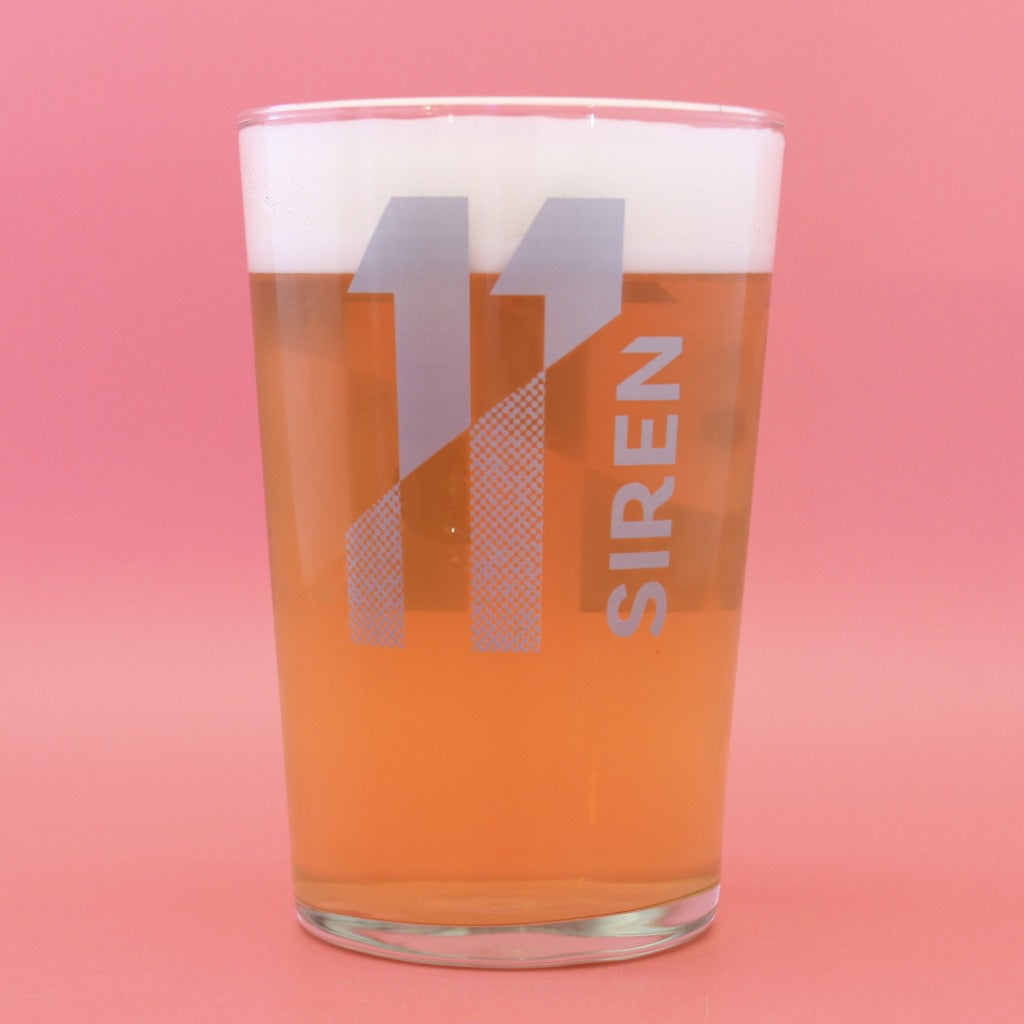 Siren - 11th Birthday Glass